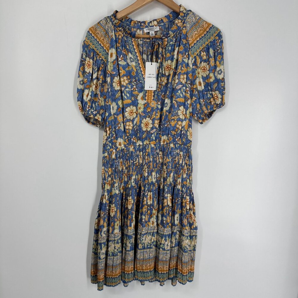 Current Air Floral Smocked Mini Dress Size S NWT - Picture 5 of 15